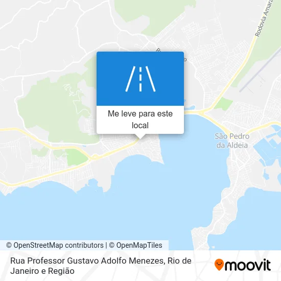 Rua Professor Gustavo Adolfo Menezes mapa