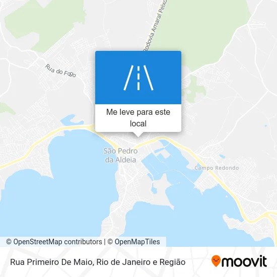 Rua Primeiro De Maio mapa
