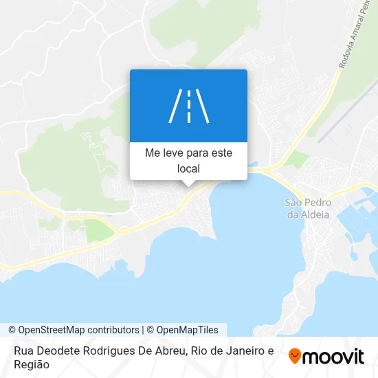 Rua Deodete Rodrigues De Abreu mapa