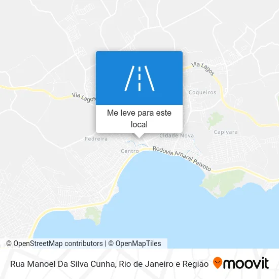 Rua Manoel Da Silva Cunha mapa