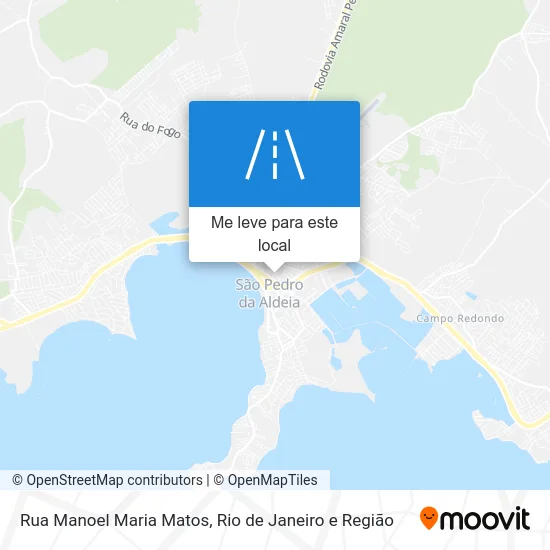 Rua Manoel Maria Matos mapa