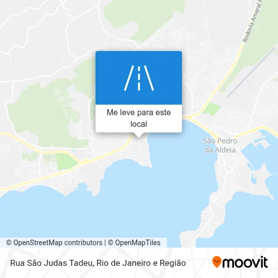 Rua São Judas Tadeu mapa