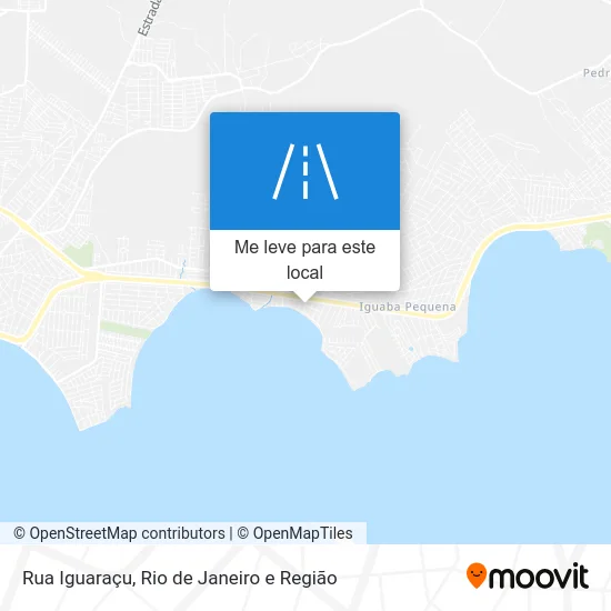 Rua Iguaraçu mapa