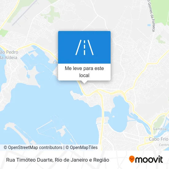 Rua Timóteo Duarte mapa