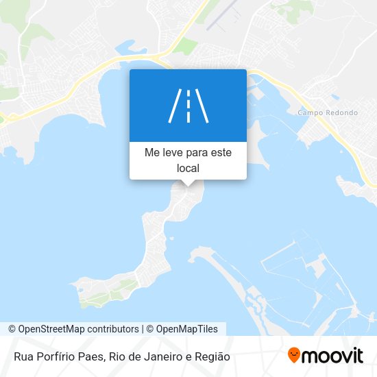 Rua Porfírio Paes mapa