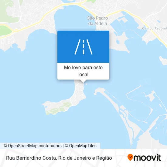 Rua Bernardino Costa mapa