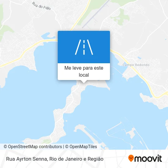 Rua Ayrton Senna mapa