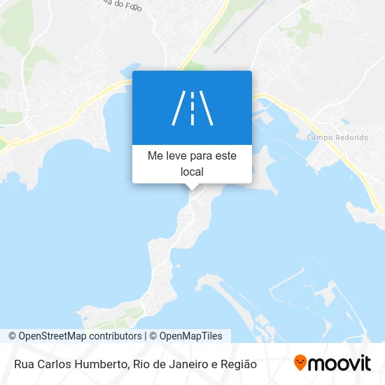 Rua Carlos Humberto mapa