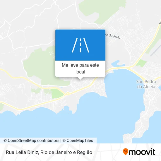 Rua Leila Diniz mapa