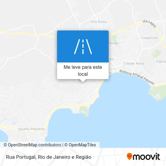 Rua Portugal mapa