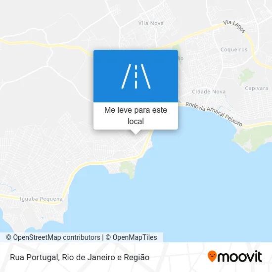 Rua Portugal mapa