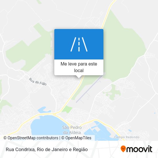 Rua Condrixa mapa