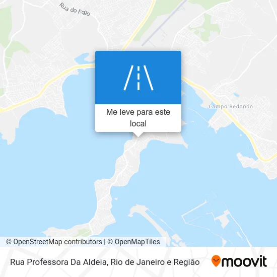 Rua Professora Da Aldeia mapa