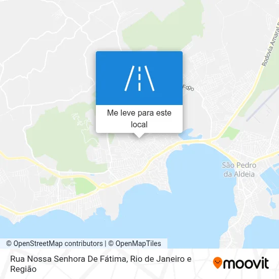 Rua Nossa Senhora De Fátima mapa