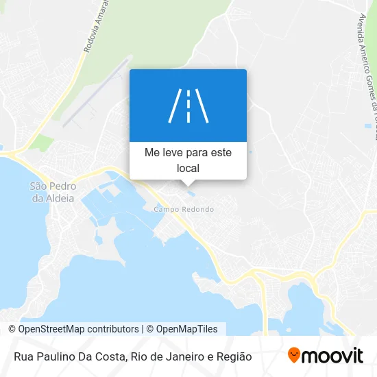 Rua Paulino Da Costa mapa