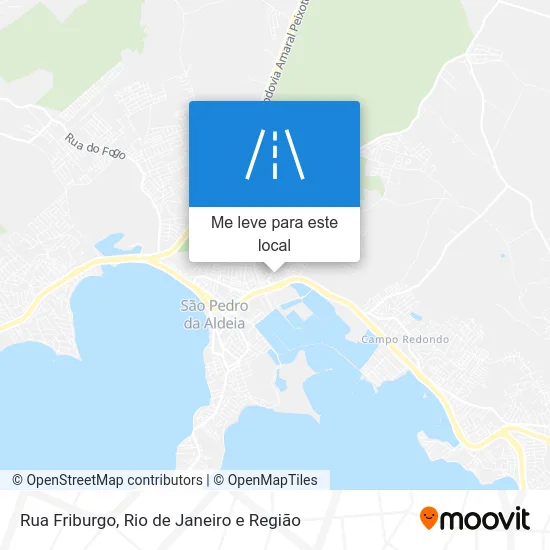 Rua Friburgo mapa