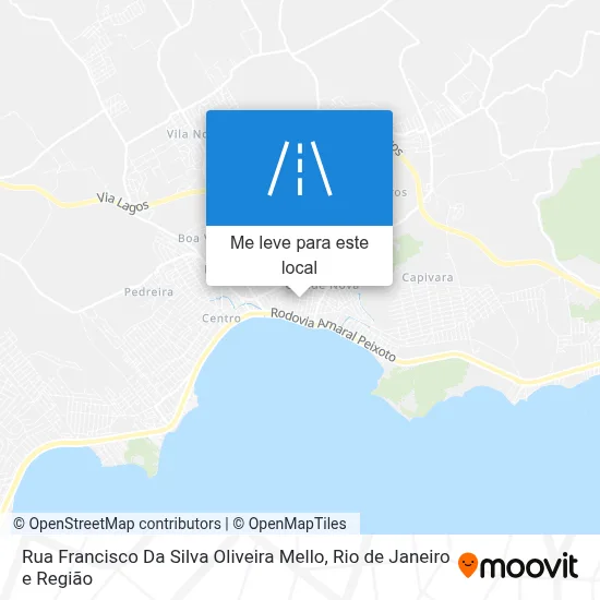 Rua Francisco Da Silva Oliveira Mello mapa