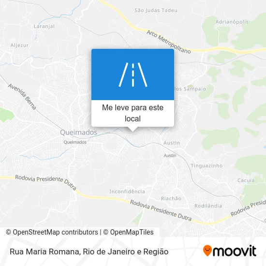 Rua Maria Romana mapa