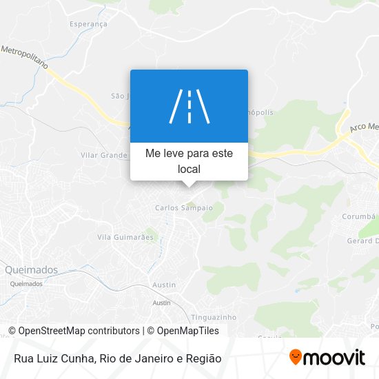 Rua Luiz Cunha mapa