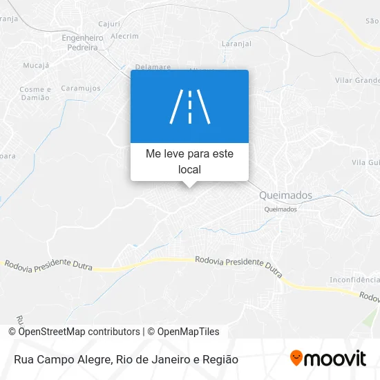 Rua Campo Alegre mapa