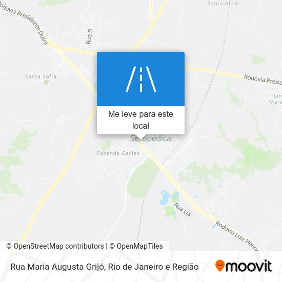 Rua Maria Augusta Grijó mapa