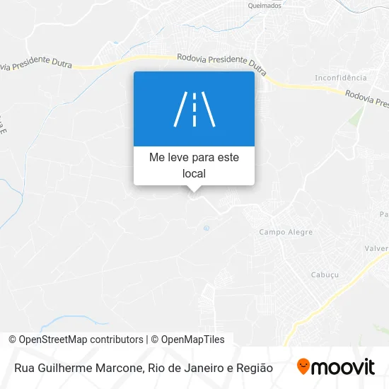 Rua Guilherme Marcone mapa