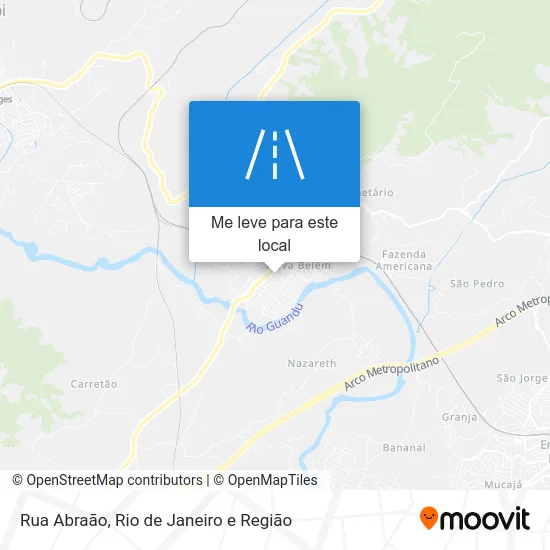 Rua Abraão mapa