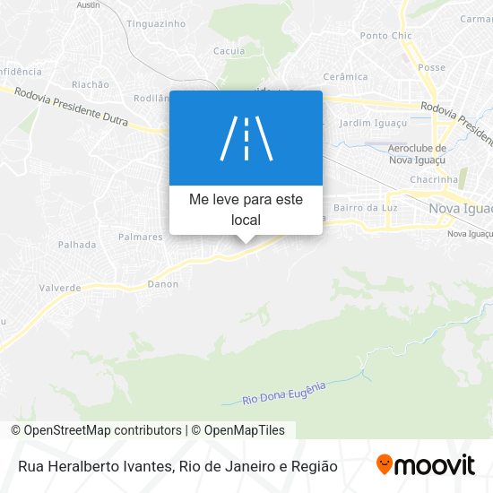 Rua Heralberto Ivantes mapa