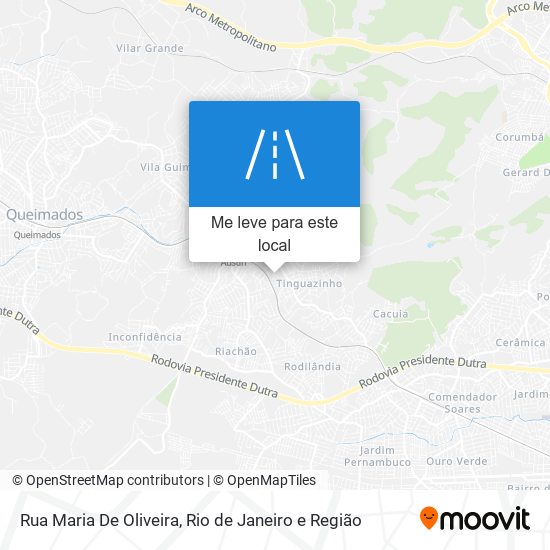 Rua Maria De Oliveira mapa