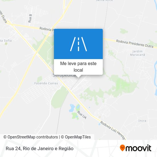 Rua 24 mapa