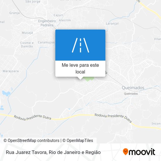 Rua Juarez Tavora mapa