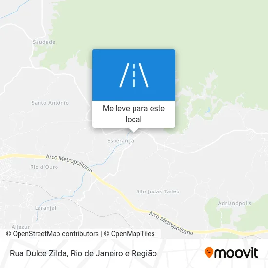 Rua Dulce Zilda mapa