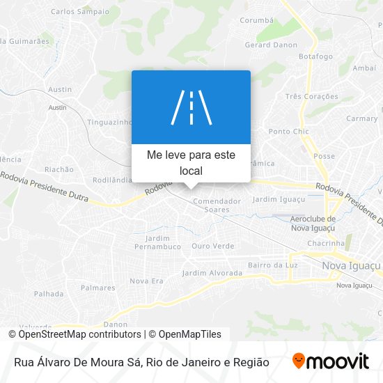 Rua Álvaro De Moura Sá mapa