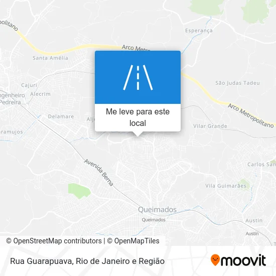 Rua Guarapuava mapa