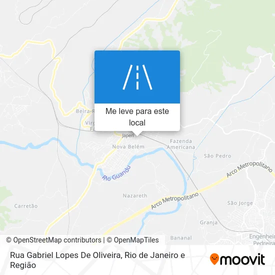 Rua Gabriel Lopes De Oliveira mapa