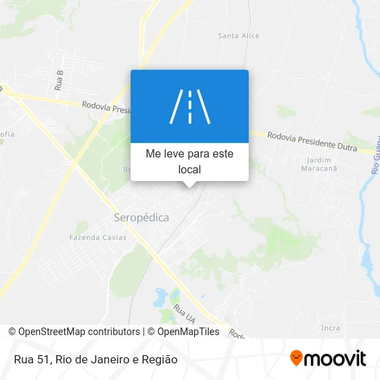 Rua 51 mapa