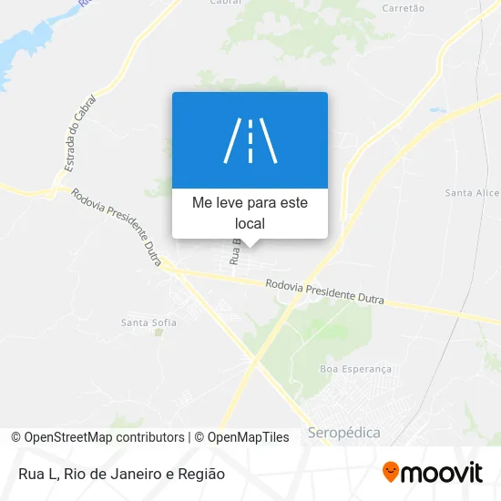 Rua L mapa