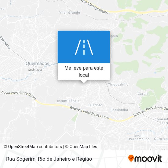 Rua Sogerim mapa