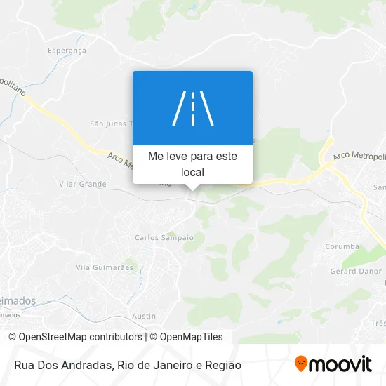 Rua Dos Andradas mapa