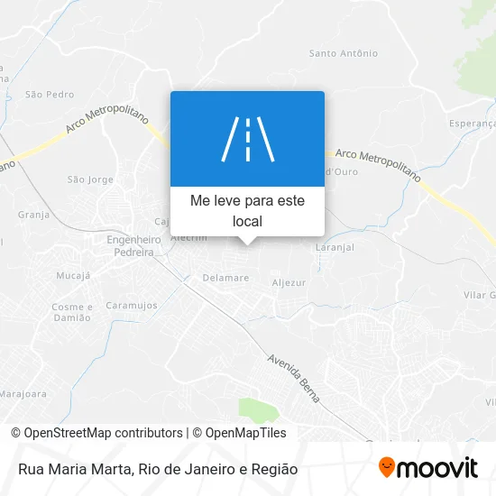 Rua Maria Marta mapa