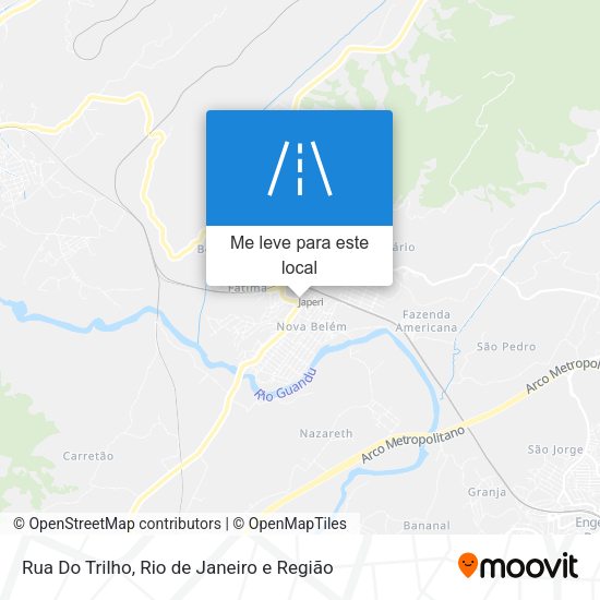 Rua Do Trilho mapa