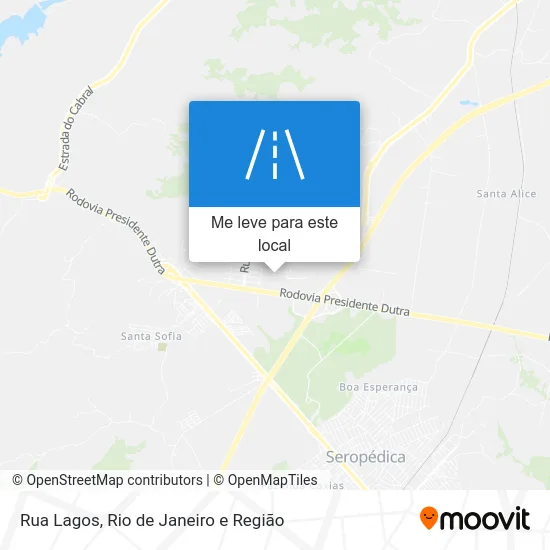 Rua Lagos mapa