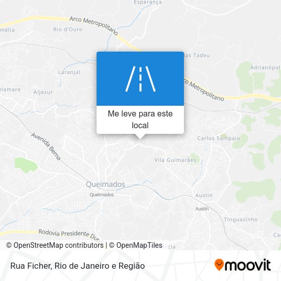 Rua Ficher mapa