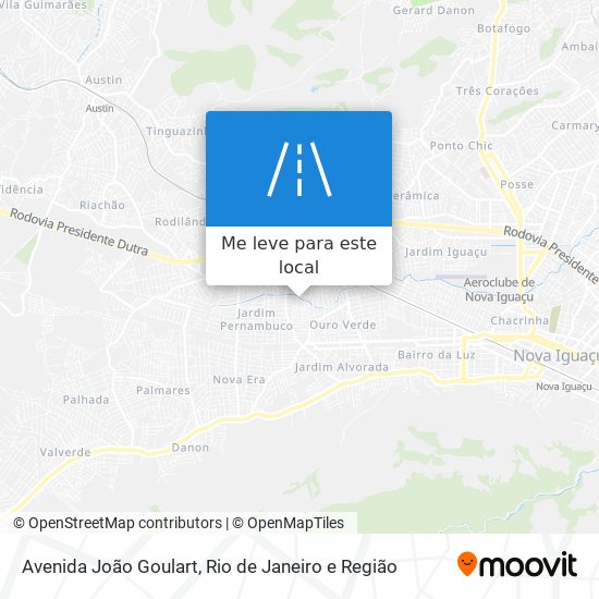 Avenida João Goulart mapa