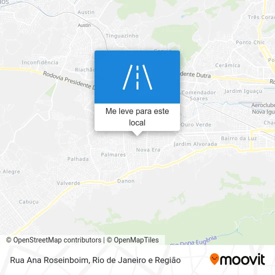 Rua Ana Roseinboim mapa