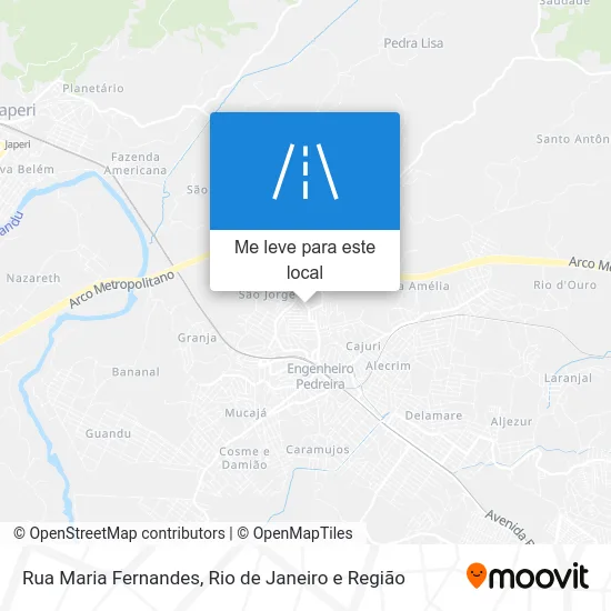 Rua Maria Fernandes mapa