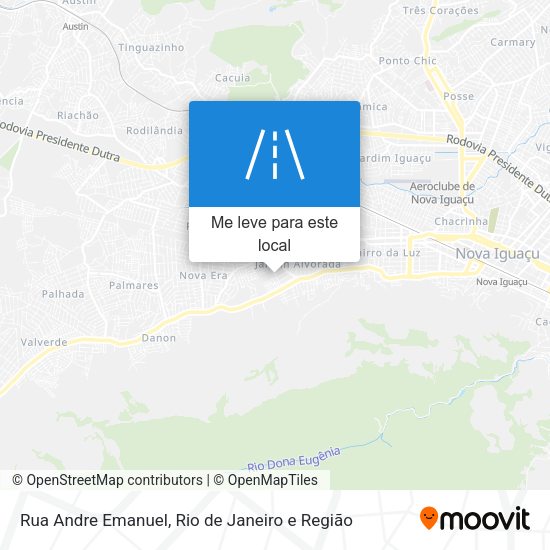 Rua Andre Emanuel mapa