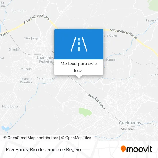 Rua Purus mapa