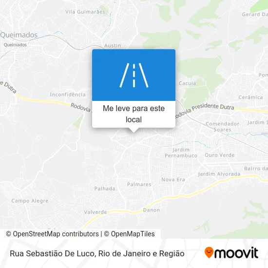 Rua Sebastião De Luco mapa