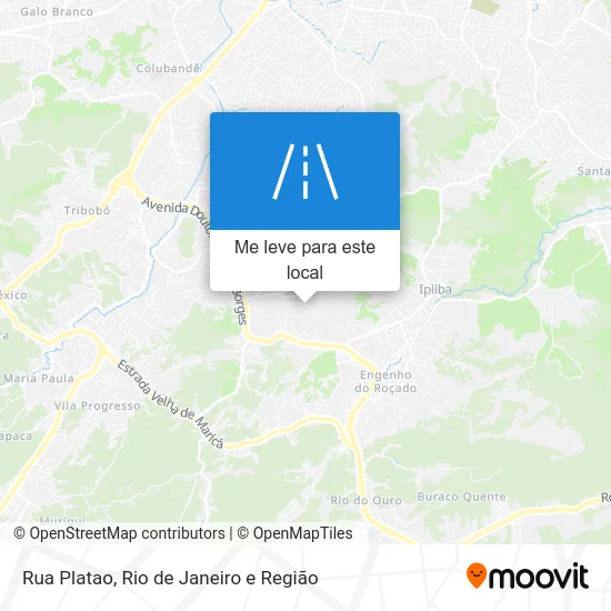 Rua Platao mapa